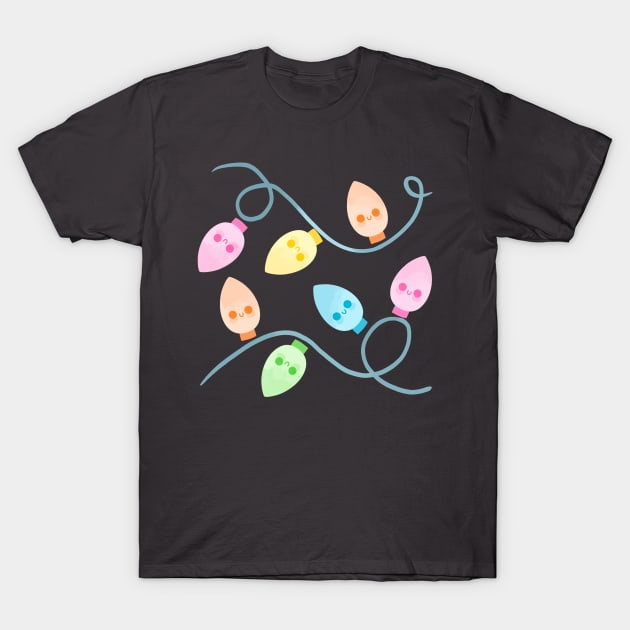 Xmas Lights T-Shirt by Lobomaravilha